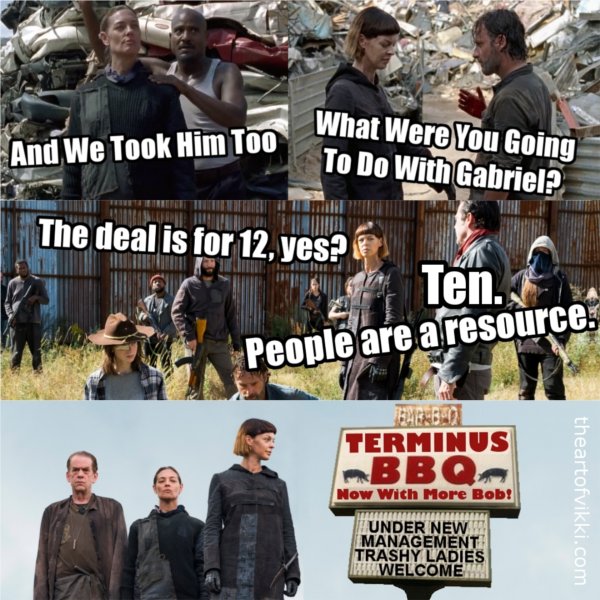 Terminus BBQ The Scavengers The Walking Dead Season 7 Meme