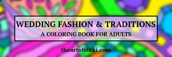 Wedding Fashion And Traditions Coloring Book