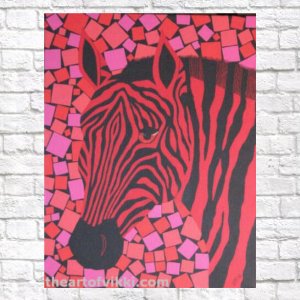 Primary Zebra - Red